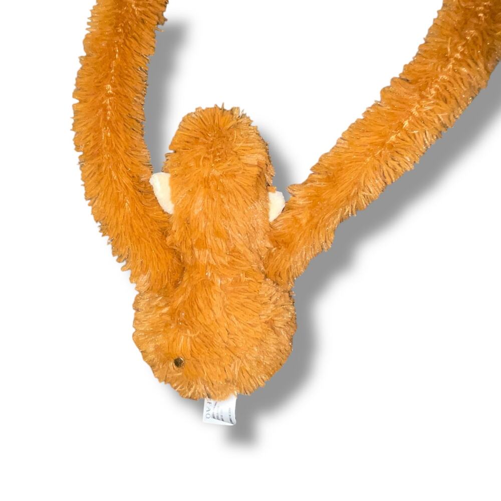 FAO Schwarz Hanging Monkey Orangutan Plush Toys R Us 18" Nursery Shower Gift - Picture 9 of 13